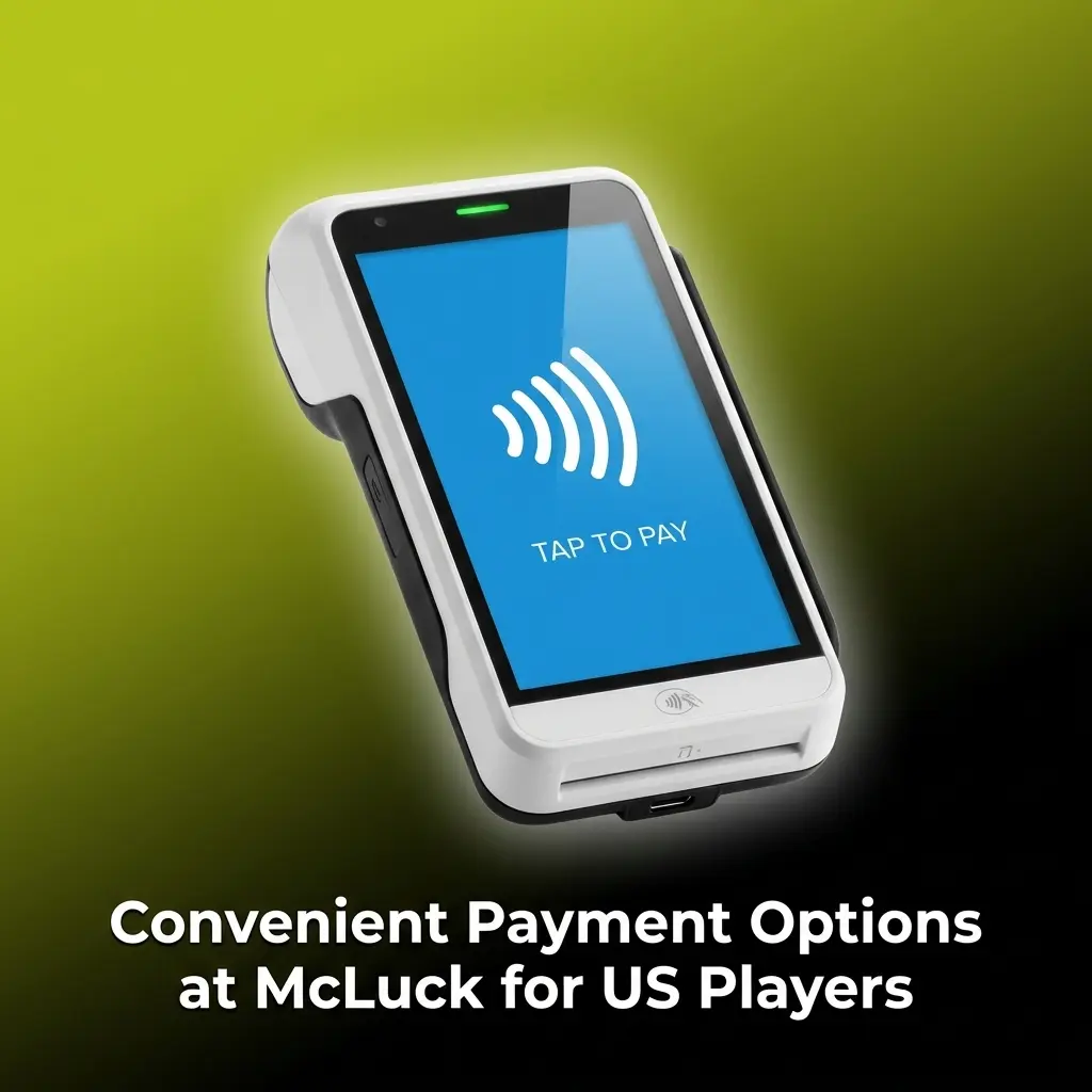 McLuck casino payment options including Visa, Mastercard, Apple Pay, Google Pay, and online banking for US players