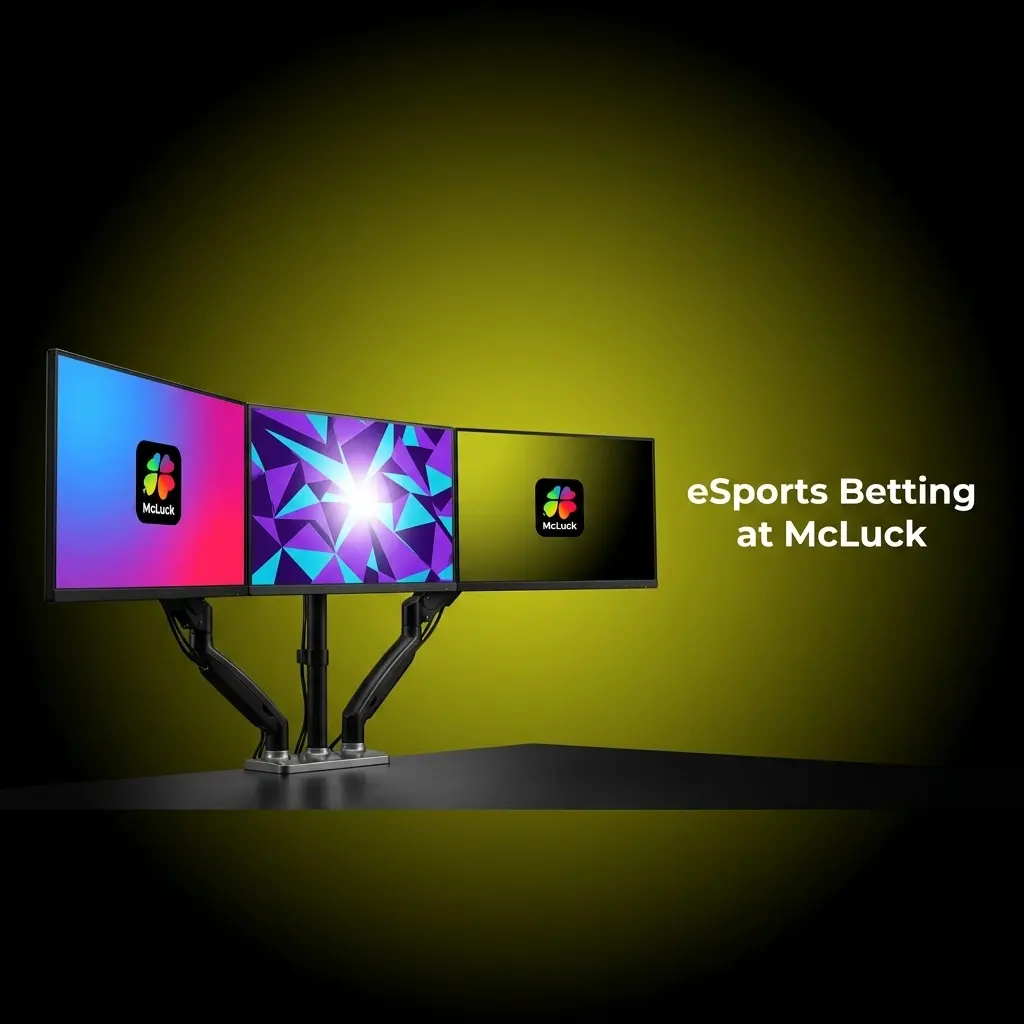 McLuck eSports betting section featuring major global tournament markets alongside traditional sports for US players