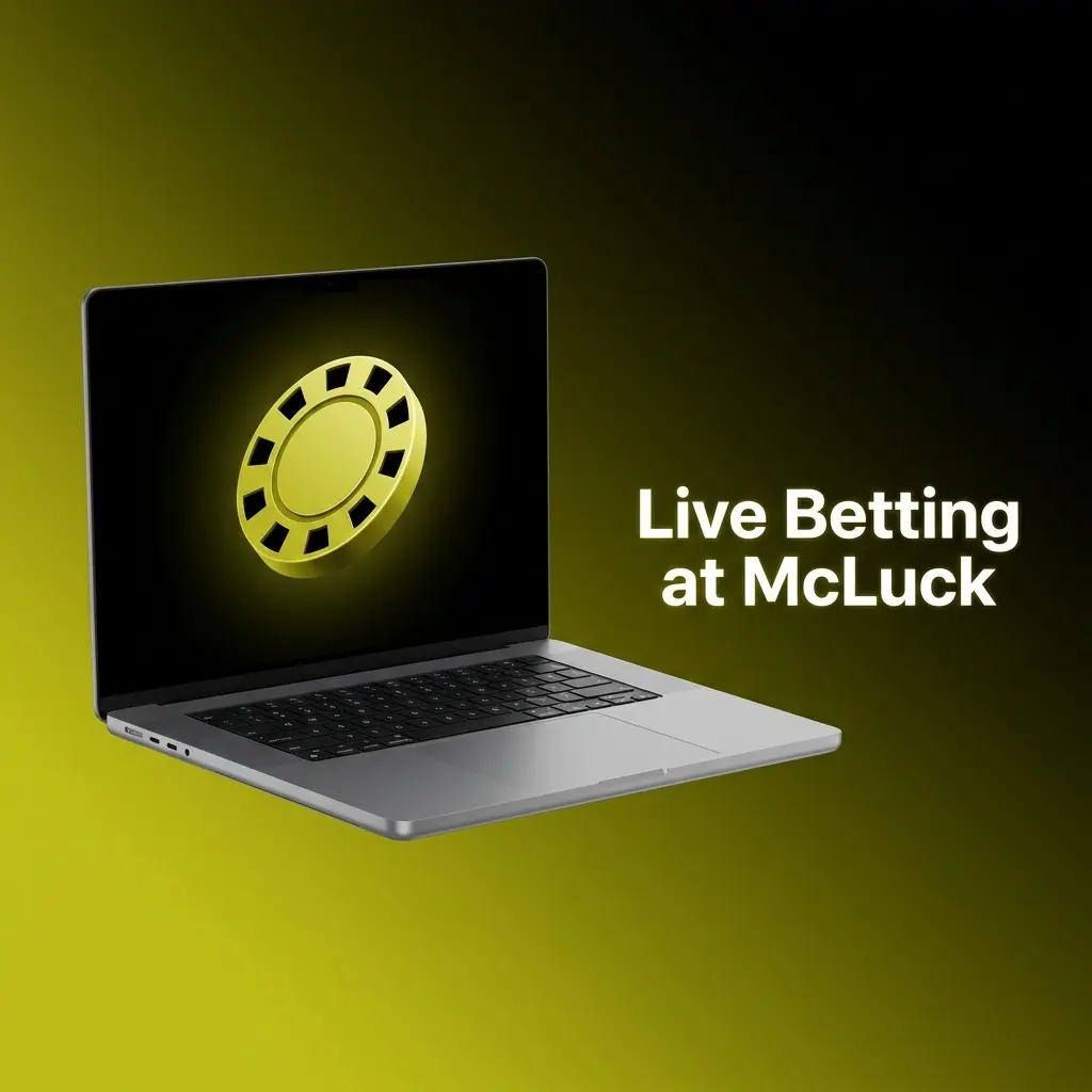 McLuck live betting interface showing real-time odds for NFL, NBA, and soccer with dynamic markets updating during play