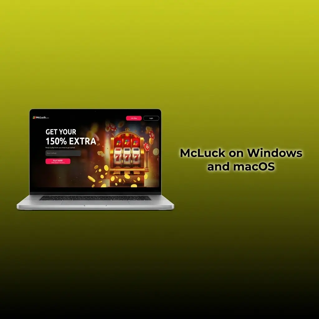 McLuck casino browser-based platform accessible on Windows and macOS via Chrome, Firefox, Safari, or Edge