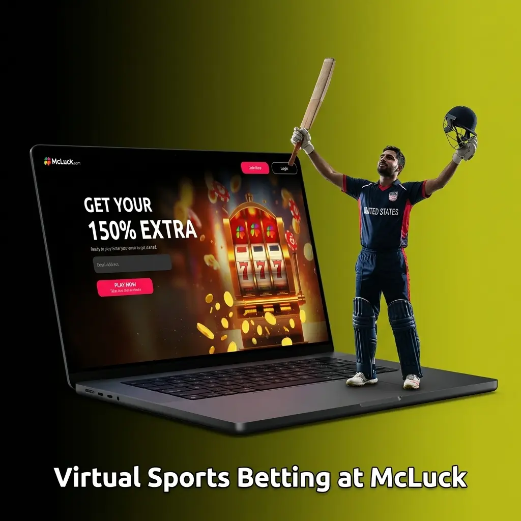 Virtual sports betting at McLuck featuring football, horse racing, greyhounds, and basketball simulated by RNG technology 24/7